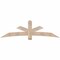 Ekena Millwork Alberta Smooth Timber Gable Bracket, Douglas Fir, 84"W x 24"H x 1 1/2"D x 5 1/2"F, 7/12 Pitch GBW084X24X0206ALB00SDF - alternate 1
